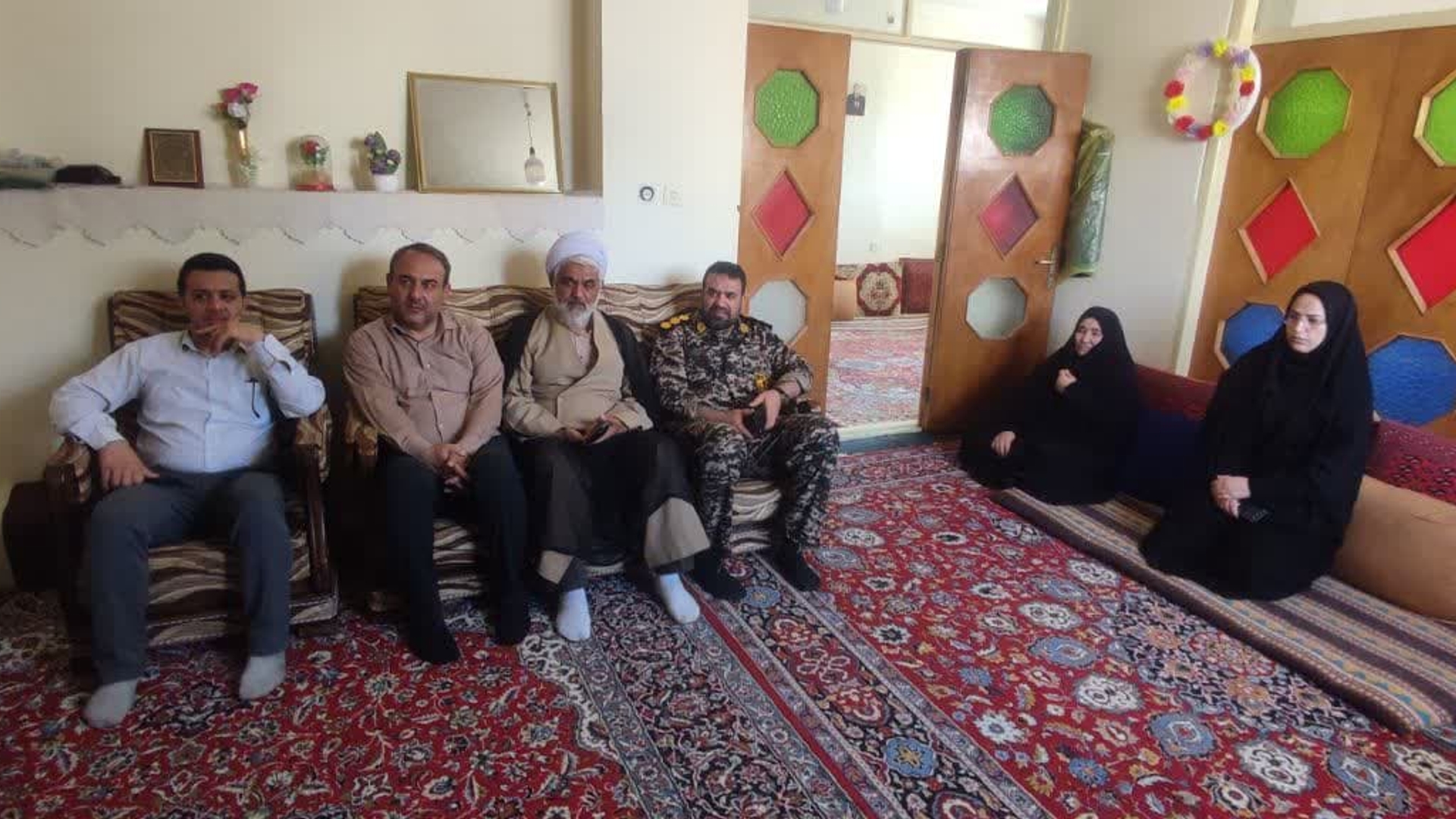 دیدار با خانواده معظم  شهید کاظم محمدی
