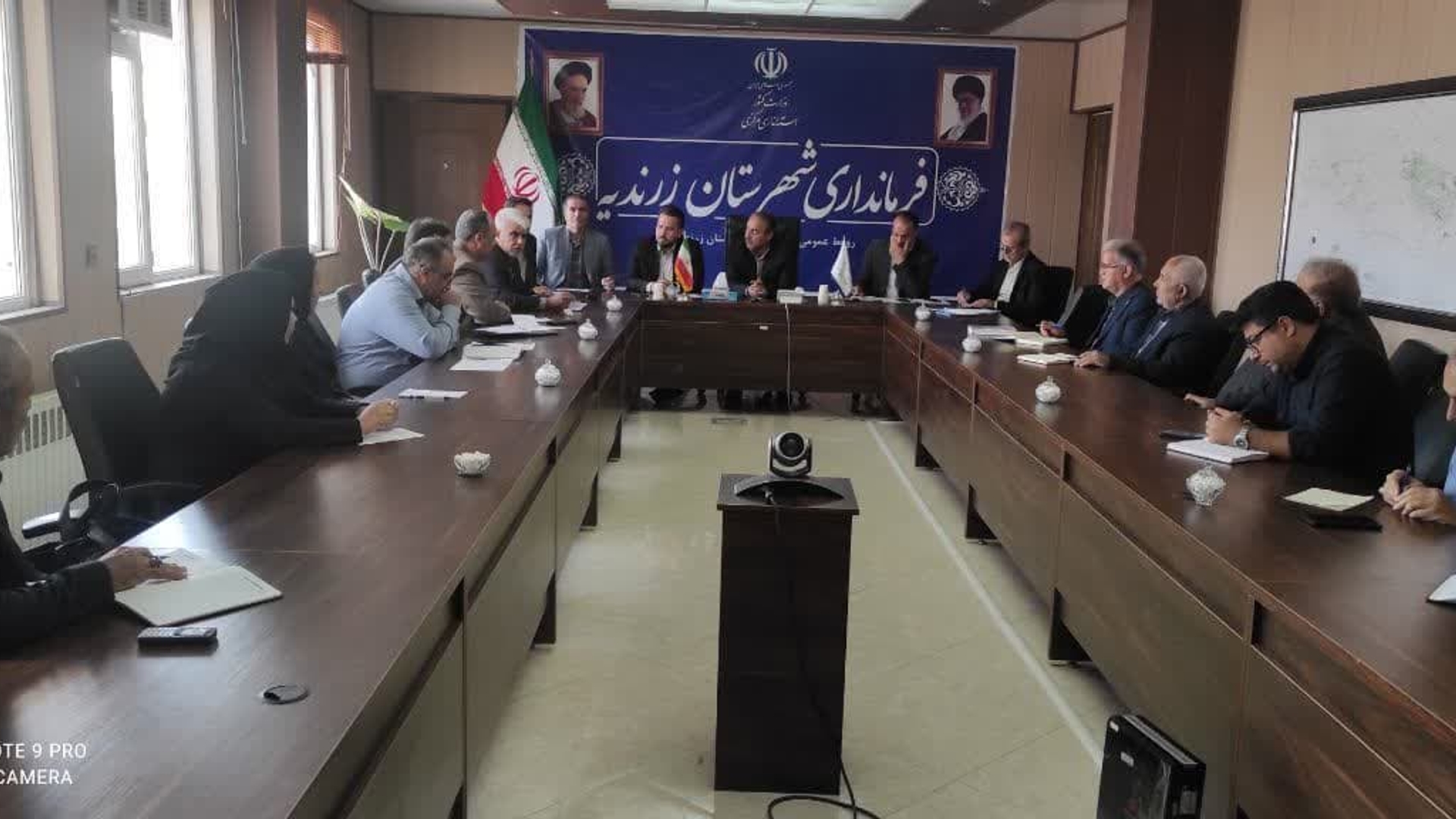 جلسه خرید تضمینی گندم شهرستان زرندیه