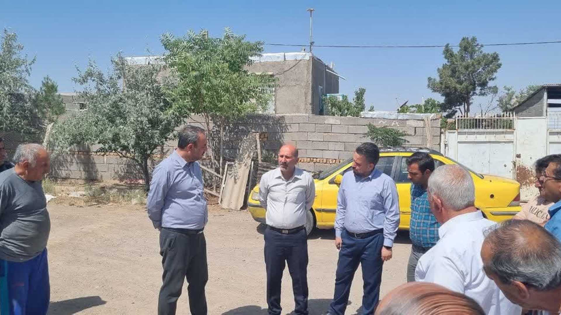 حضور جناب آقای مروتی در روستای سلطان احمدلو