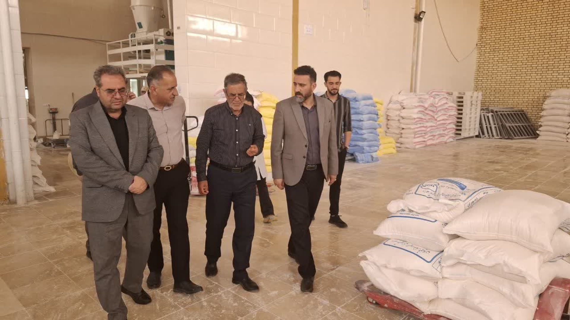 بازدید از روند خرید تضمینی گندم و تولید آرد در محلات