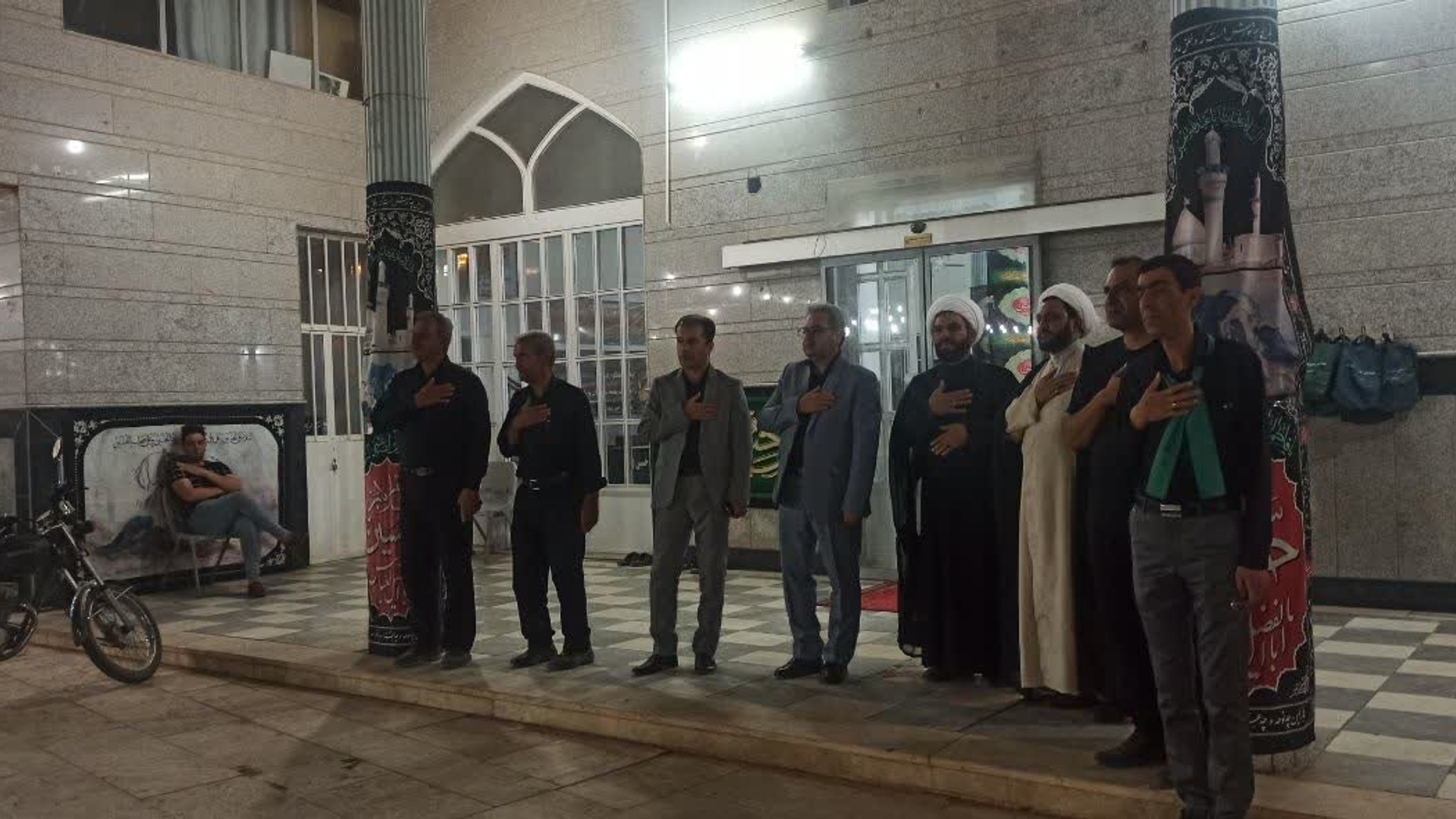 حضور فرماندار شهرستان محلات در مراسم عزاداری هیأت‌های مذهبی شهرستان