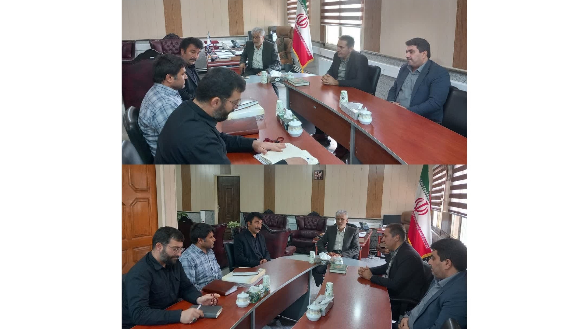 دیدار رئیس و اعضای شورای اسلامی شهرستان زرندیه با سرپرست فرمانداری