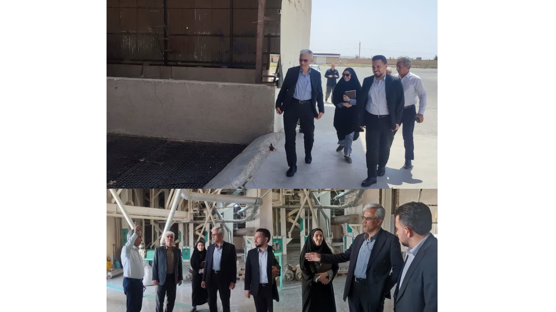 سرپرست فرمانداری زرندیه از روند تولید کارخانه آرد سنبل سهند بازدید کرد