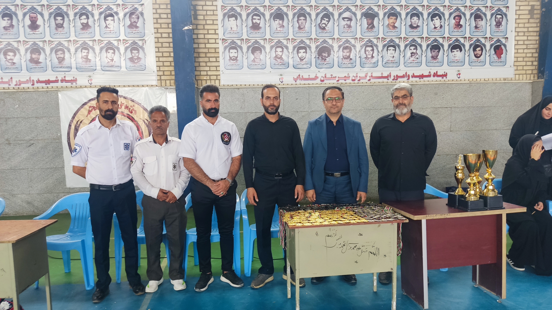 🔷 بازدید فرماندار از مسابقات کاراته سبک شین‌رزم ذوالفقار و تقدیر از مربیان و ورزشکاران این رشته در شهرستان خنداب