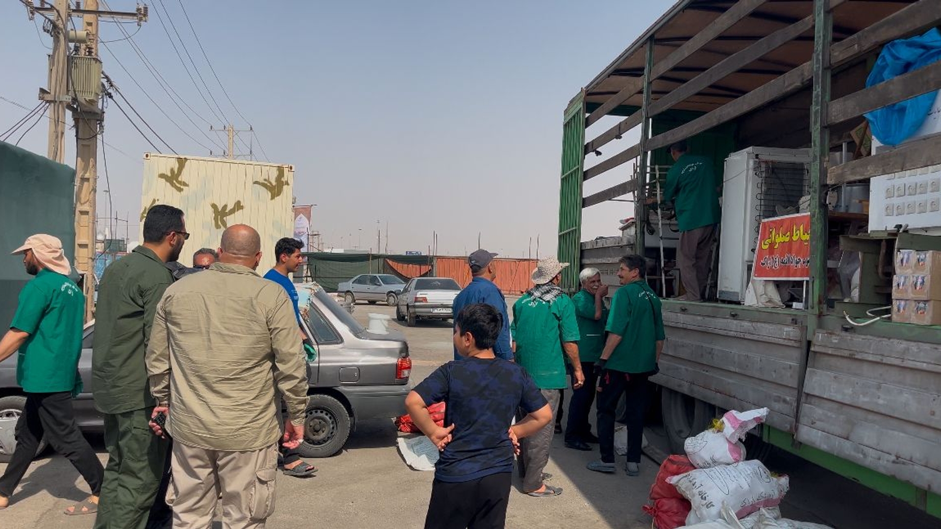 حضور مدیر کل پدافند غیرعامل استان و رئیس ستاد اربعین در مقر مهران از پایانه برکت شهر مهران و سرکشی از موکب‌های ثارالله و جواد الائمه اراک