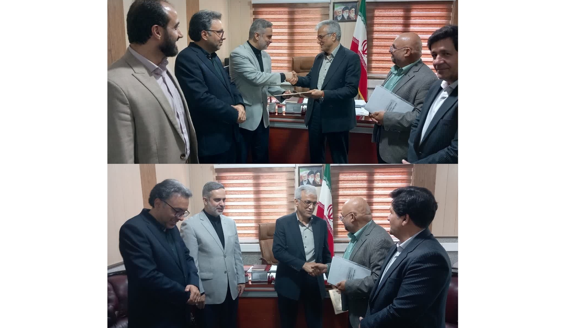 تجلیل از سرپرست فرمانداری زرندیه با اهدا لوح سپاس از سوی مدیرکل اطلاعات استان مرکزی