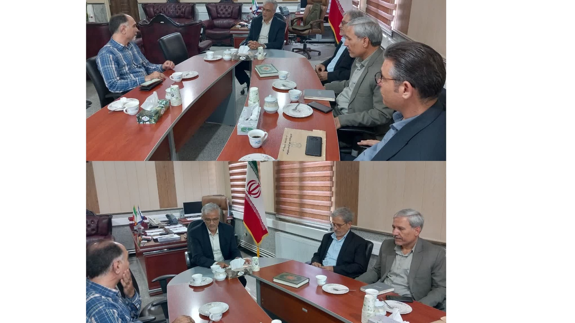 دیدار رئیس درمانگاه تامین اجتماعی با سرپرست فرمانداری زرندیه