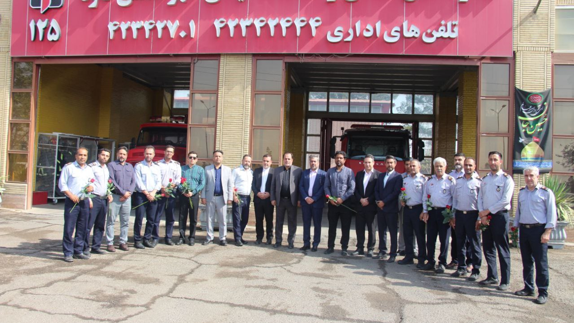 تقدیر فرماندار ساوه از آتش‌نشانان