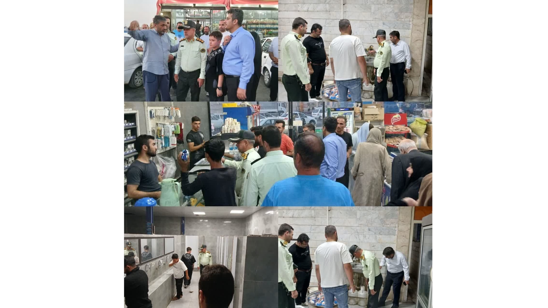 سرپرست فرماندهی انتظامی زرندیه از مجتمع‌های بین راهی بازدید کرد