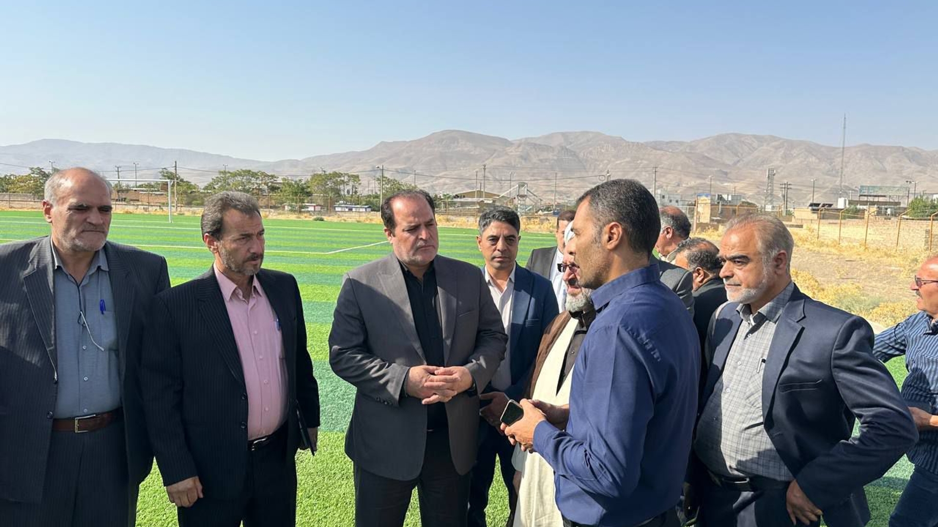 حضور فرماندار در غرق آباد