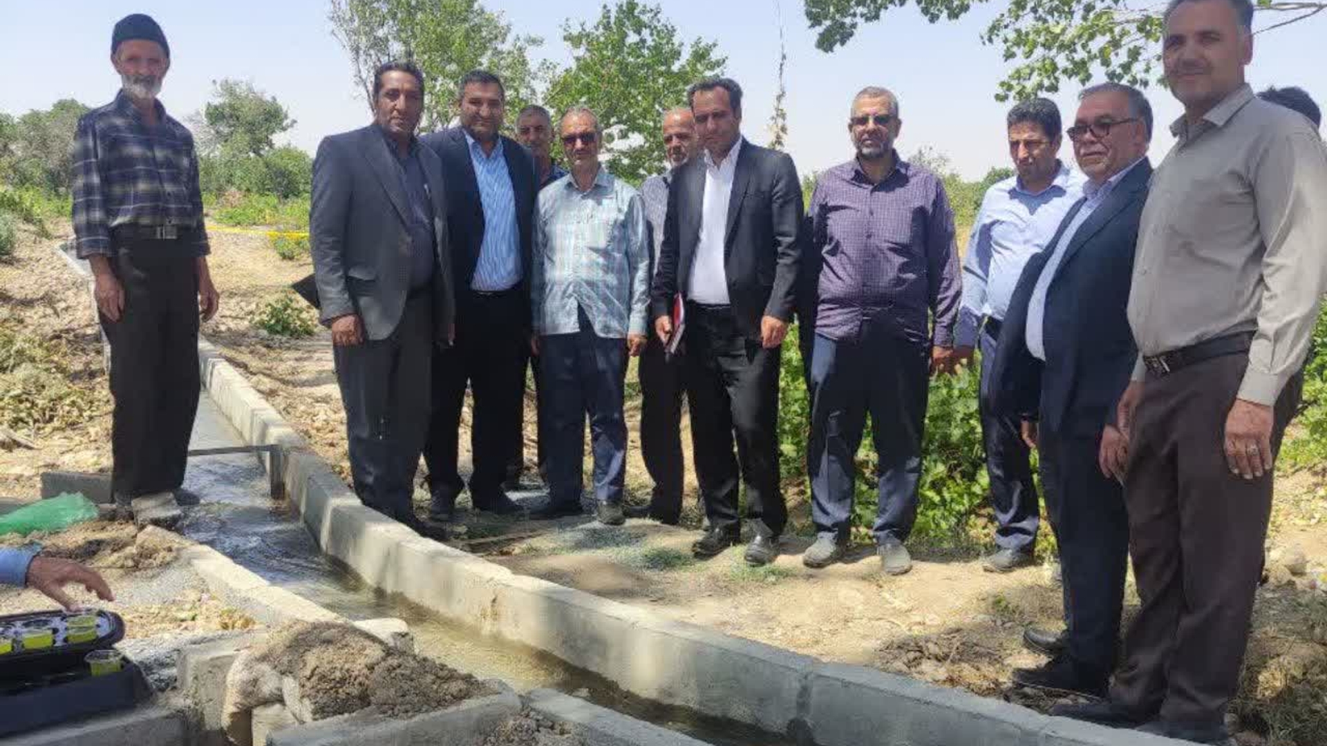 🔻 افتتاح کانال انتقال آب باغات کمیجان؛ حرکتی مهم در توسعه کشاورزی شهرستان