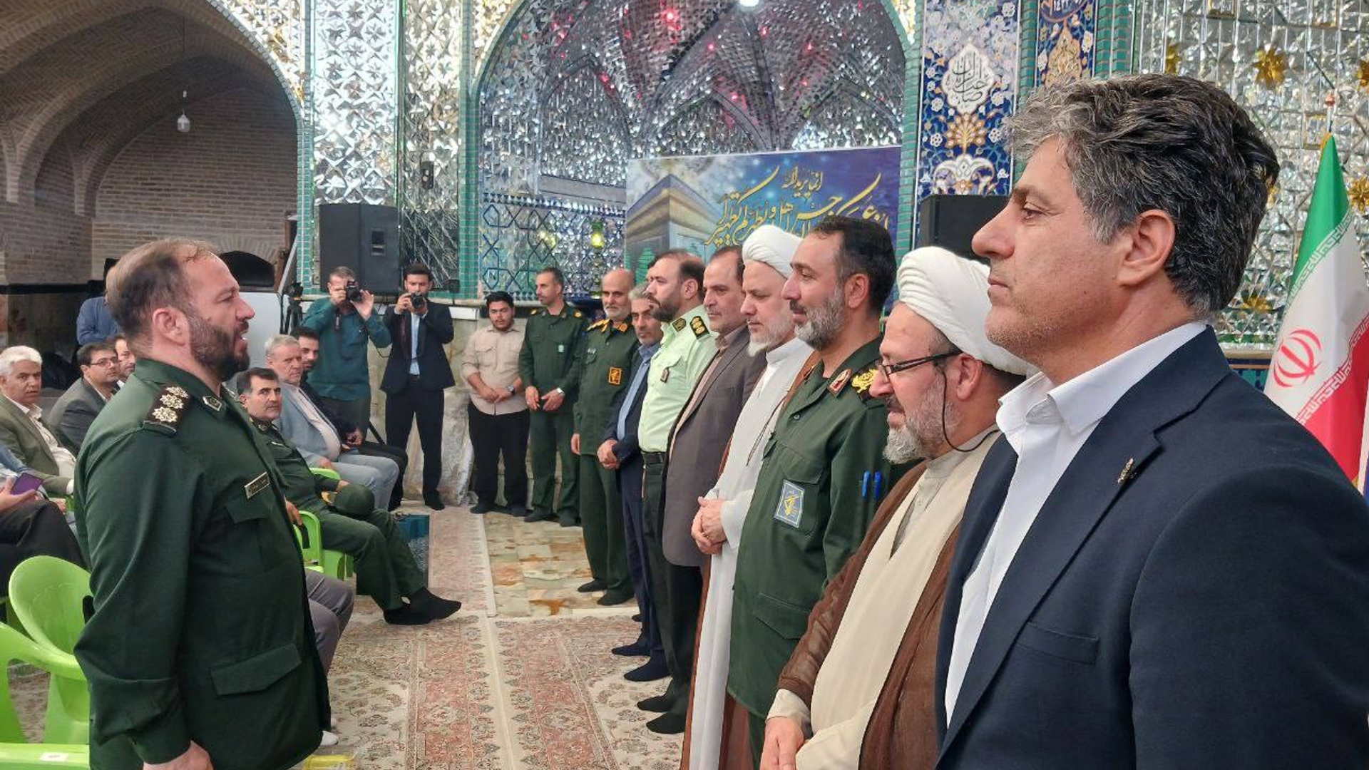 مراسم تودیع و معارفه فرمانده سپاه ناحیه ساوه برگزار شد.