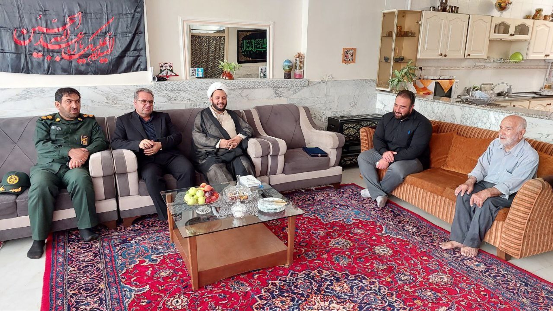 دیدار با خانواده معزز شهید والامقام سعید حسینی