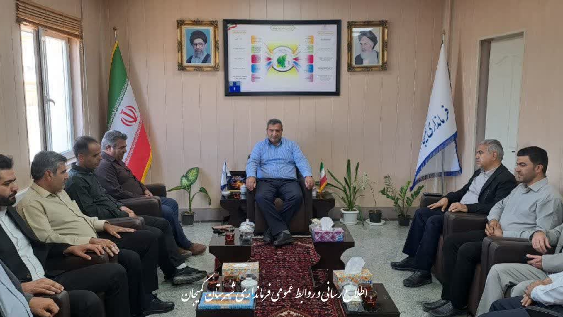 🔻دیدار اعضای شورا های اسلامی شهرستان با فرماندار شهرستان کمیجان به مناسبت هفته دولت
