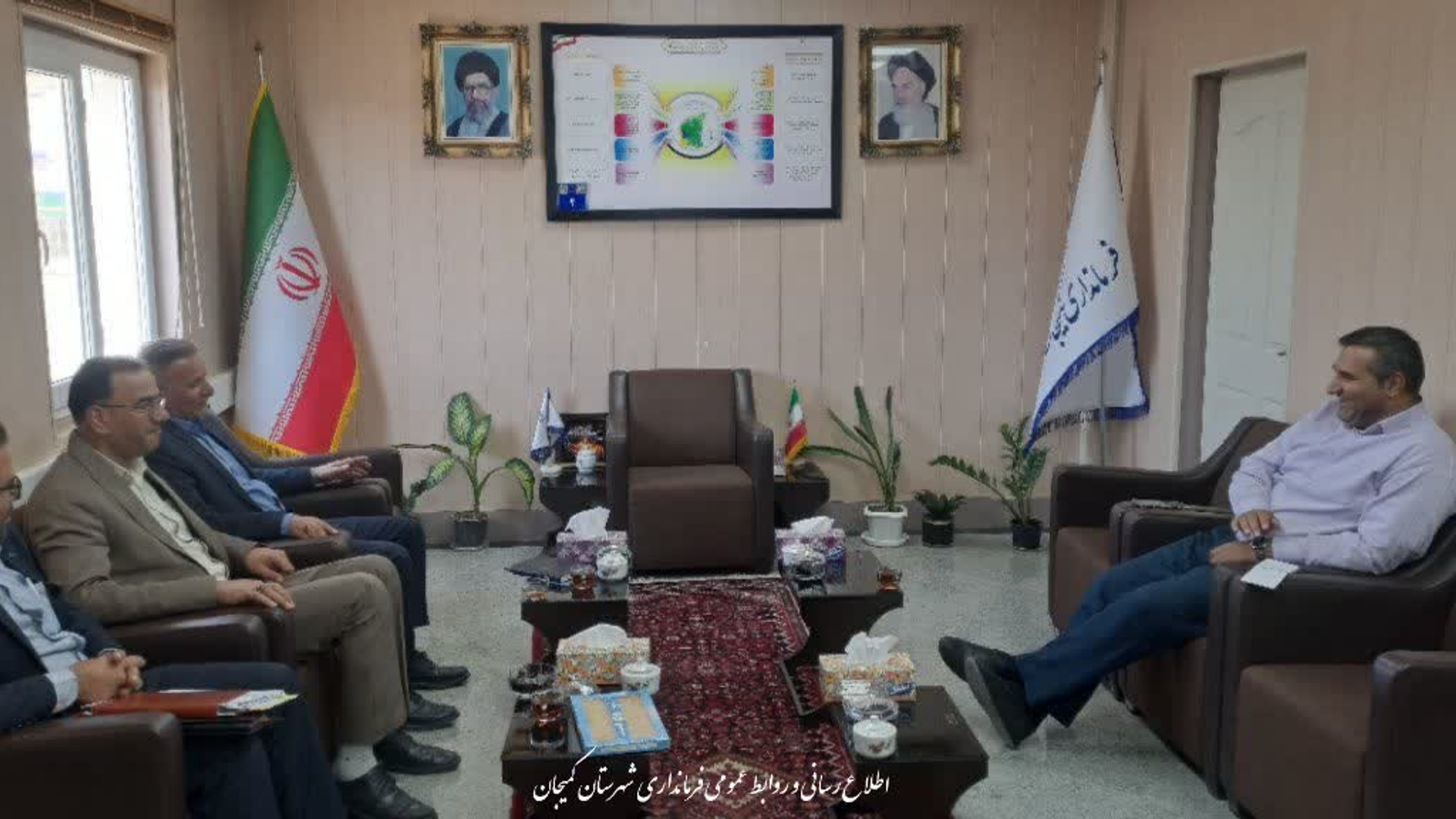 🔻 دیدار مدیرعامل شرکت آب منطقه‌ای استان مرکزی با فرماندار شهرستان کمیجان
