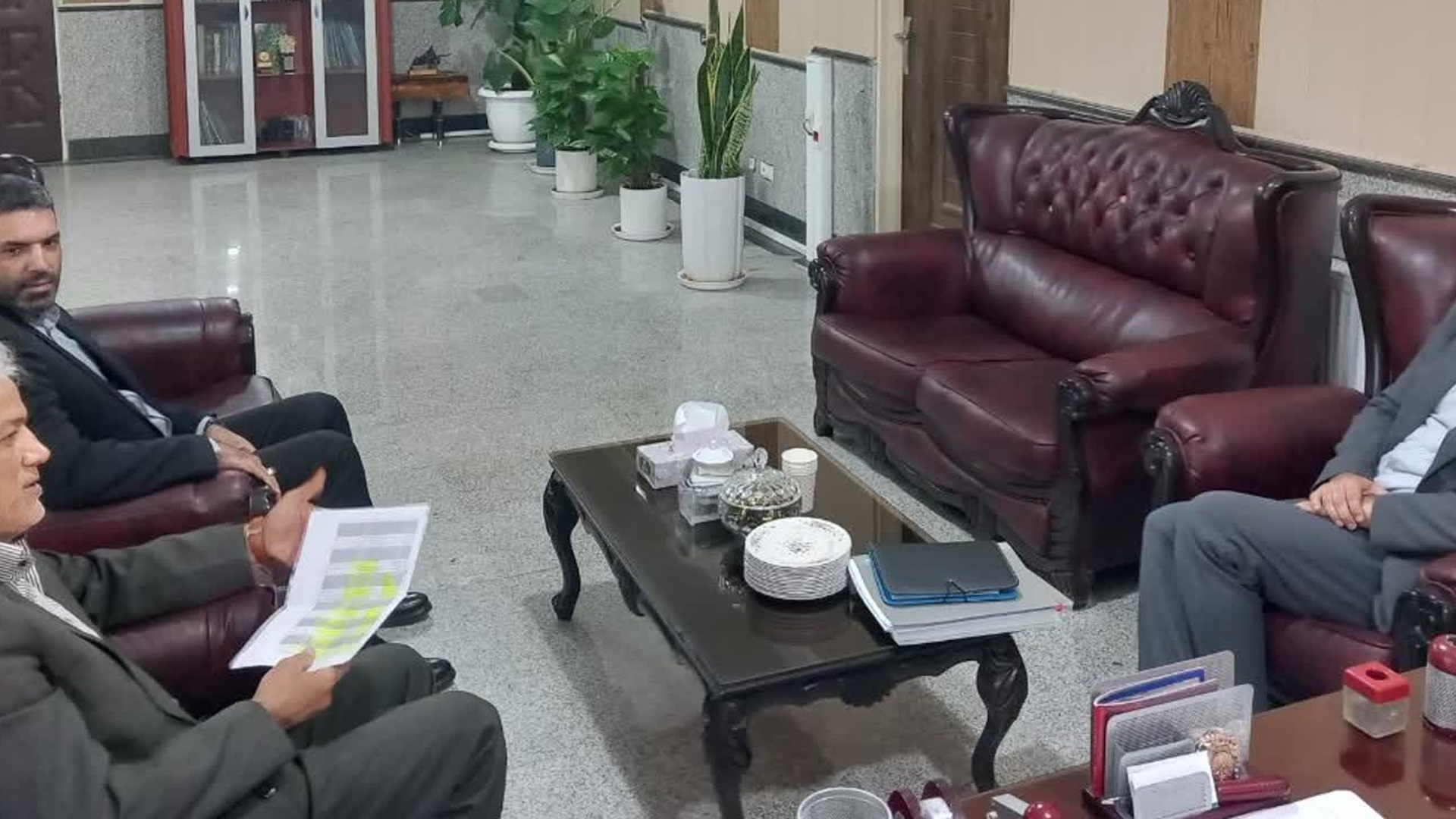دیدار دبیر شورای هماهنگی مبارزه با مواد مخدر استان با فرماندار زرندیه