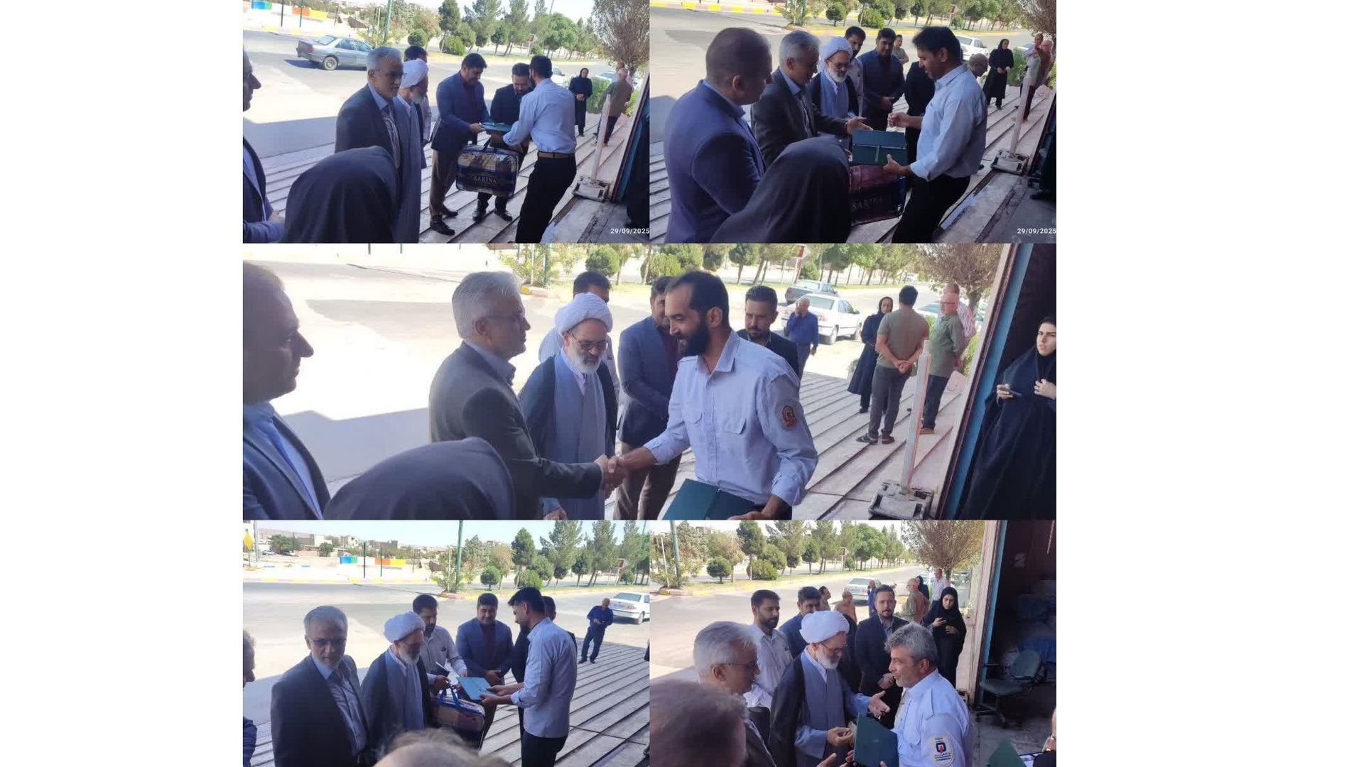 تقدیر فرماندار زرندیه از آتش‌نشانان شهرداری پرندک