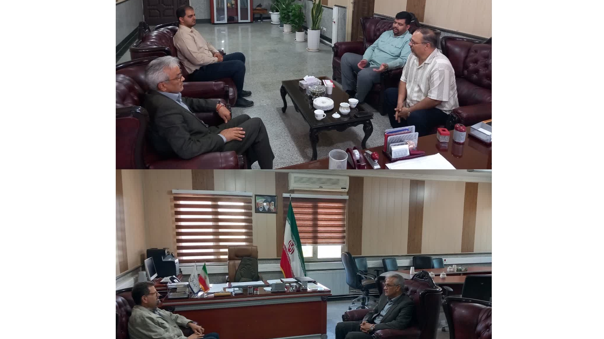 دیدار مدیران واحدهای تولیدی با فرماندار زرندیه برای طرح و پیگیری مشکلات