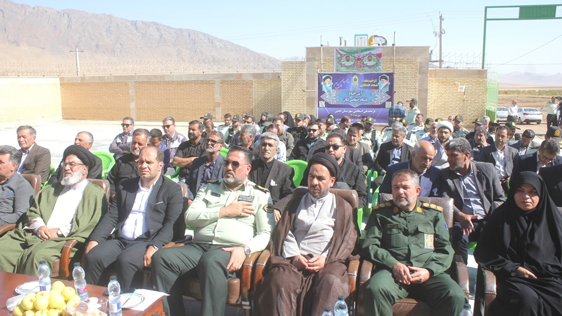 ساختمان پاسگاه انتظامی لکان شهرستان خمین به بهره برداری رسید