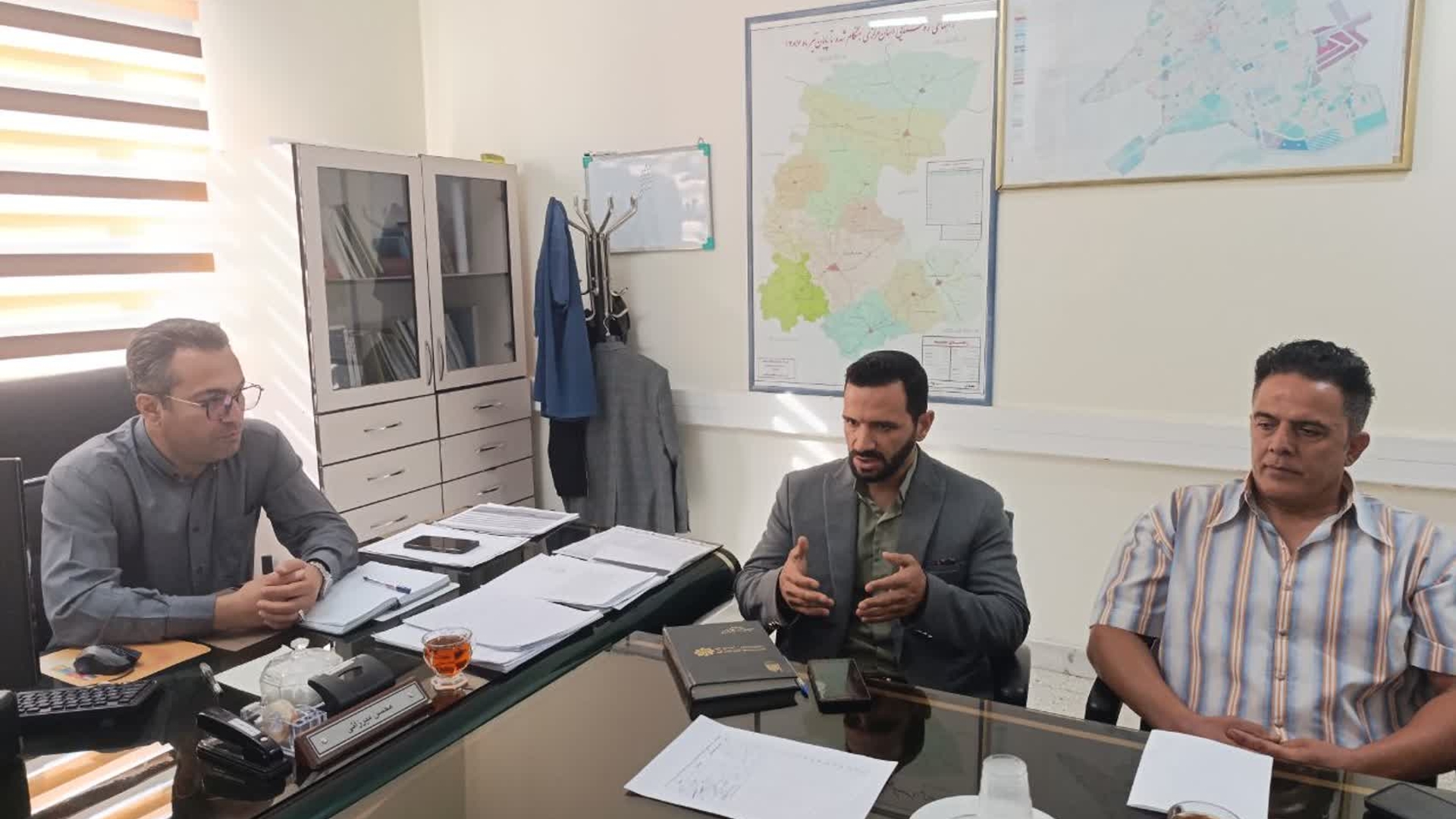 جلسه هماهنگی برگزاری مسابقات قوی ترین مردان ( جام آزاد ) در شهرستان خمین برگزار شد