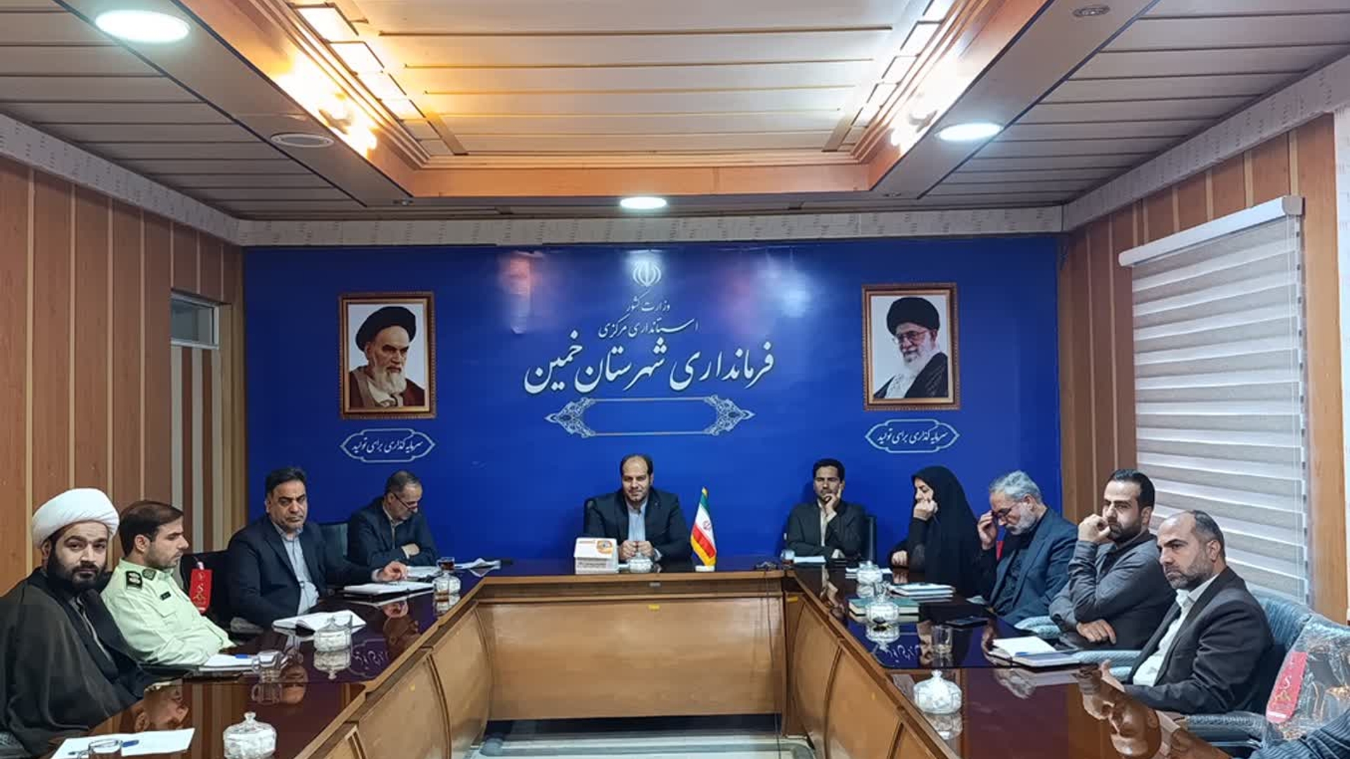 برگزاری جلسه هماهنگی اجرای برنامه اقدام شبکه مدیریت محله محور در شهرستان خمین