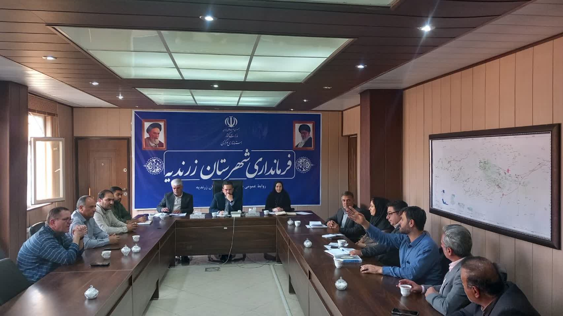 جلسه کارگروه آرد و نان شهرستان زرندیه به ریاست معاون فرماندار برگزار شد