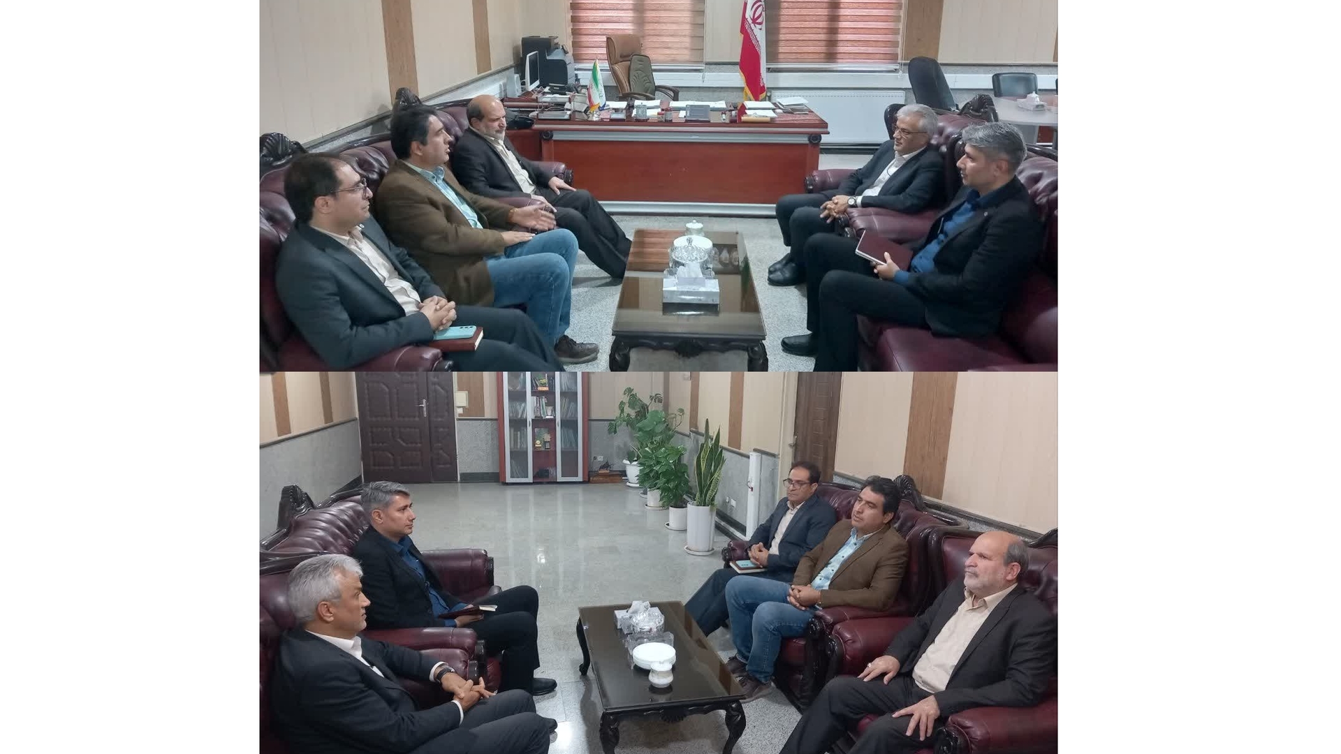 بررسی راهکارهای توسعه تعاملات مالی و تسهیلات اشتغال‌زایی در دیدار مسئولان بانک قرض‌الحسنه مهر ایران با فرماندار زرندیه