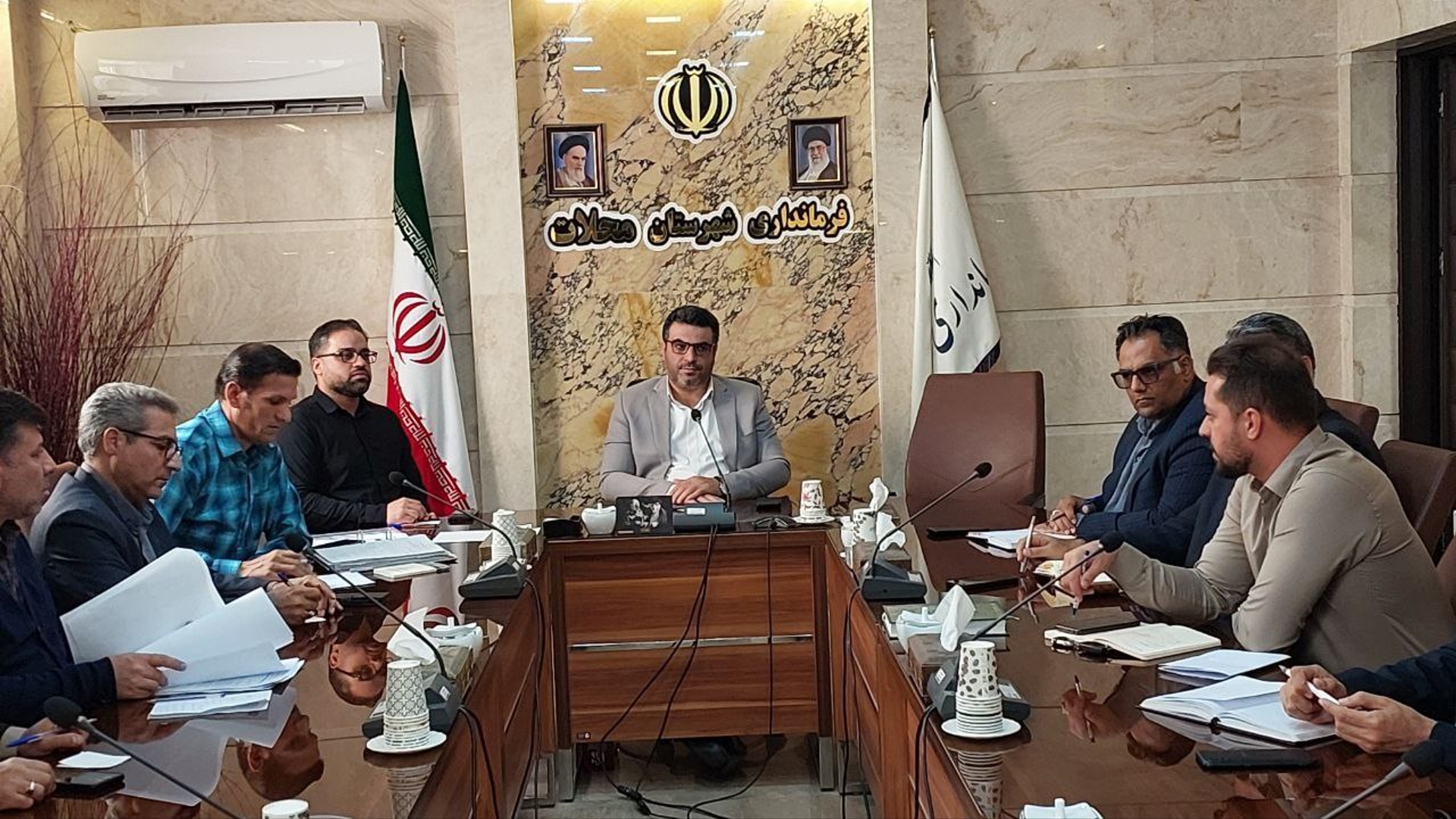 تشکیل جلسه کارگروه مدیریت پسماند شهرستان محلات