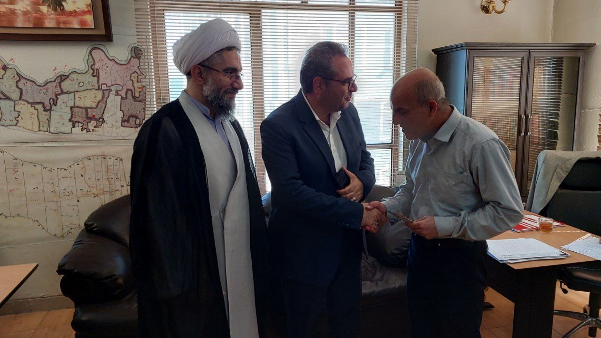 دیدار فرماندار شهرستان محلات با دو تن از جانبازان سرافراز این شهرستان