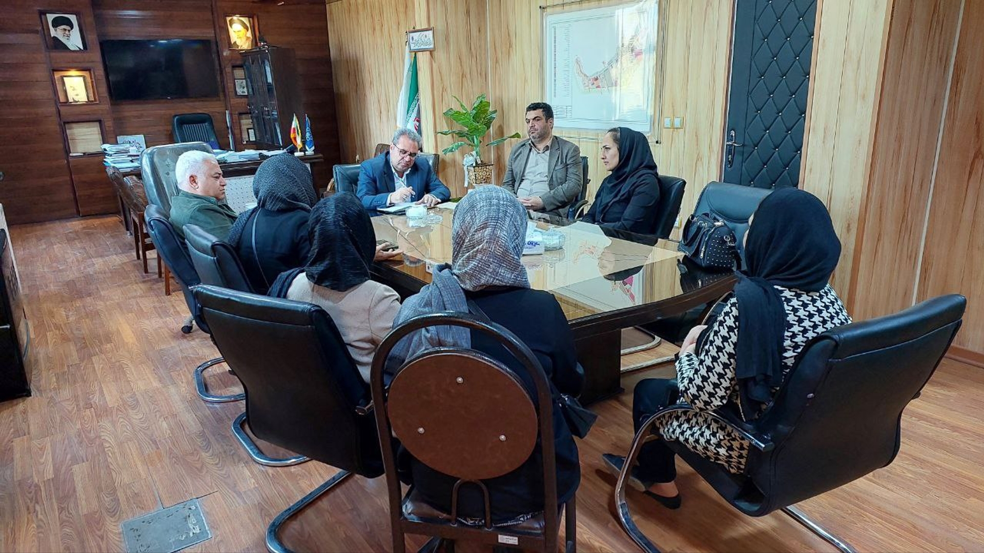حضور فرماندار شهرستان محلات در شهر نیم‌ور
