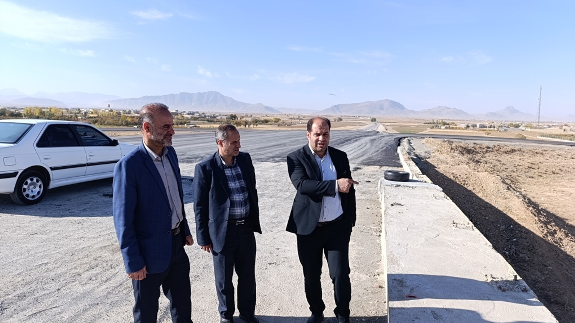فرماندار از پروژه احداث تقاطع غیر همسطح محور خمین – اراک بازدید کرد