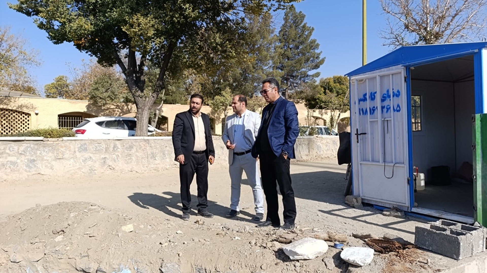 فرماندار از پروژه احداث مجتمع فرهنگی ، تجاری و خدماتی خمین بازدید کرد