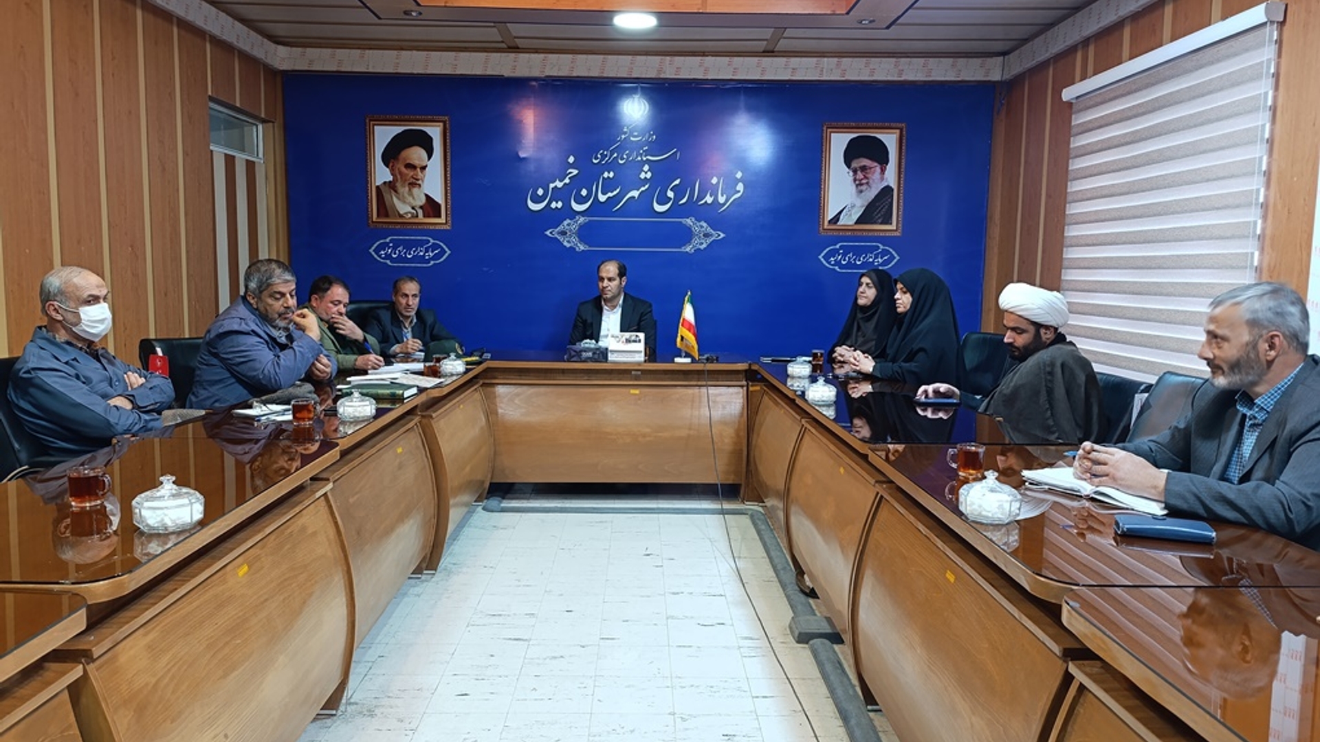 دومین جلسه شورای ترویج فرهنگ ایثار و شهادت در شهرستان خمین در سال 1404 برگزار شد