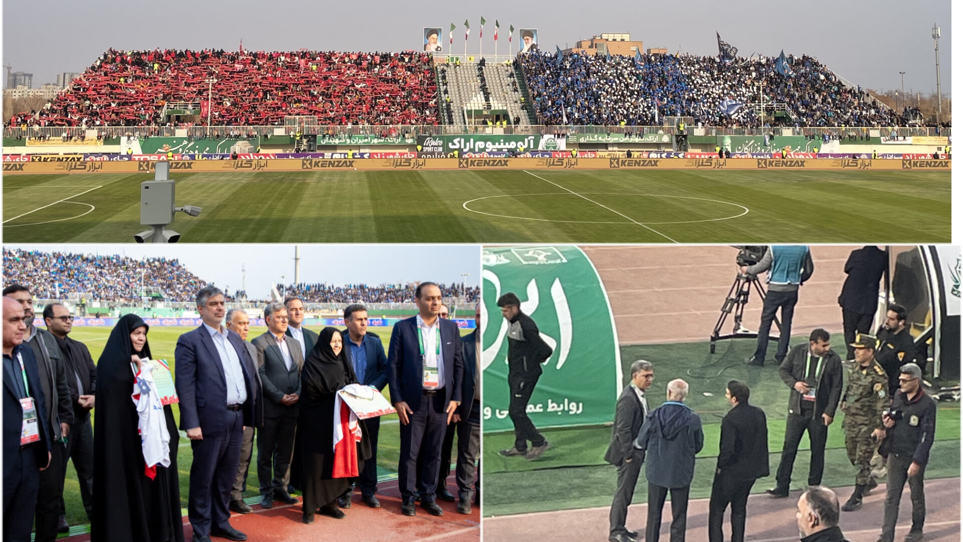 حضور حسن قمری، معاون سیاسی، امنیتی و اجتماعی استانداری مرکزی در شهرآورد ۱۰۶