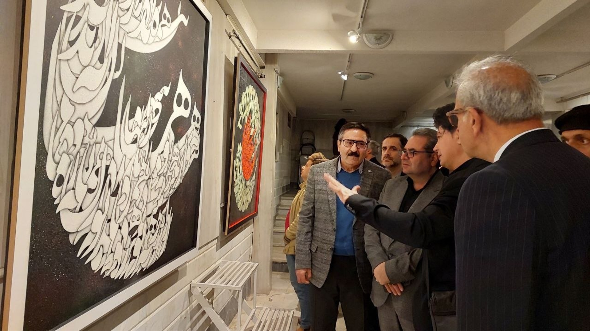 افتتاح نمایشگاه خوشنویسی و نقاشیخط در محلات