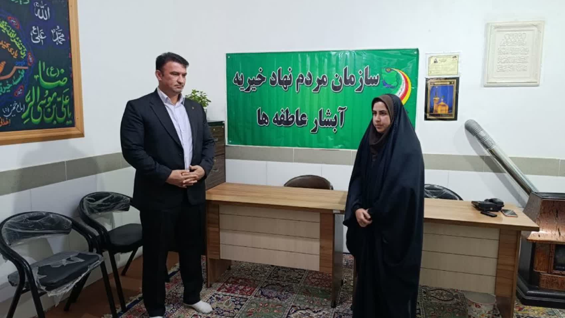 بازدید معاون هماهنگی امور مجتمع‌های اداری فرمانداری از مجتمع اداری و سازمان مردم‌نهاد «آبشار عاطفه‌ها» در کمیجان