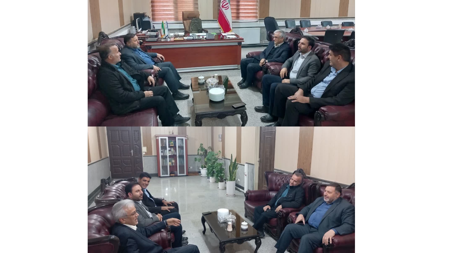 دیدار احمد حاج امینی با فرماندار زرندیه و بررسی مسائل روستای علیشار