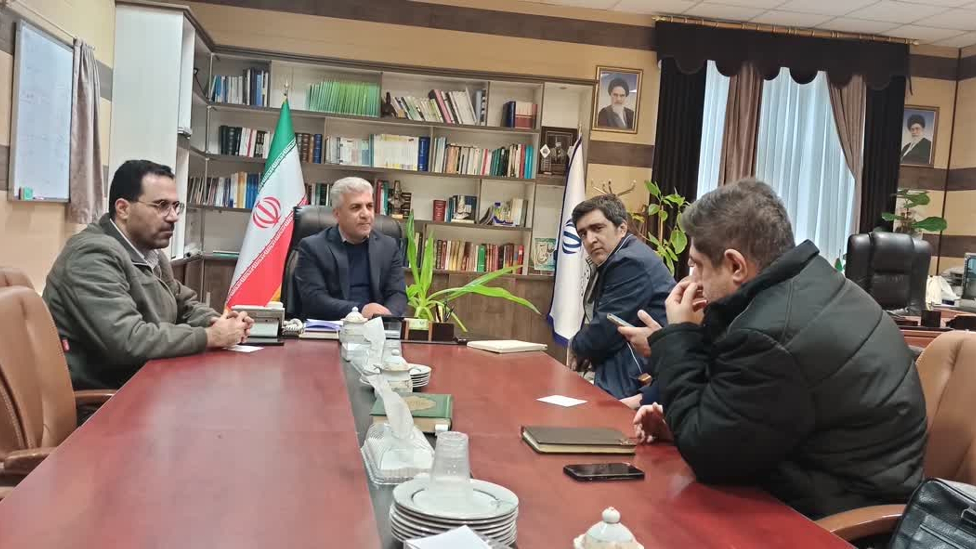 دیدار مدیرکل پدافند غیرعامل استان با معاون هماهنگی امور عمرانی