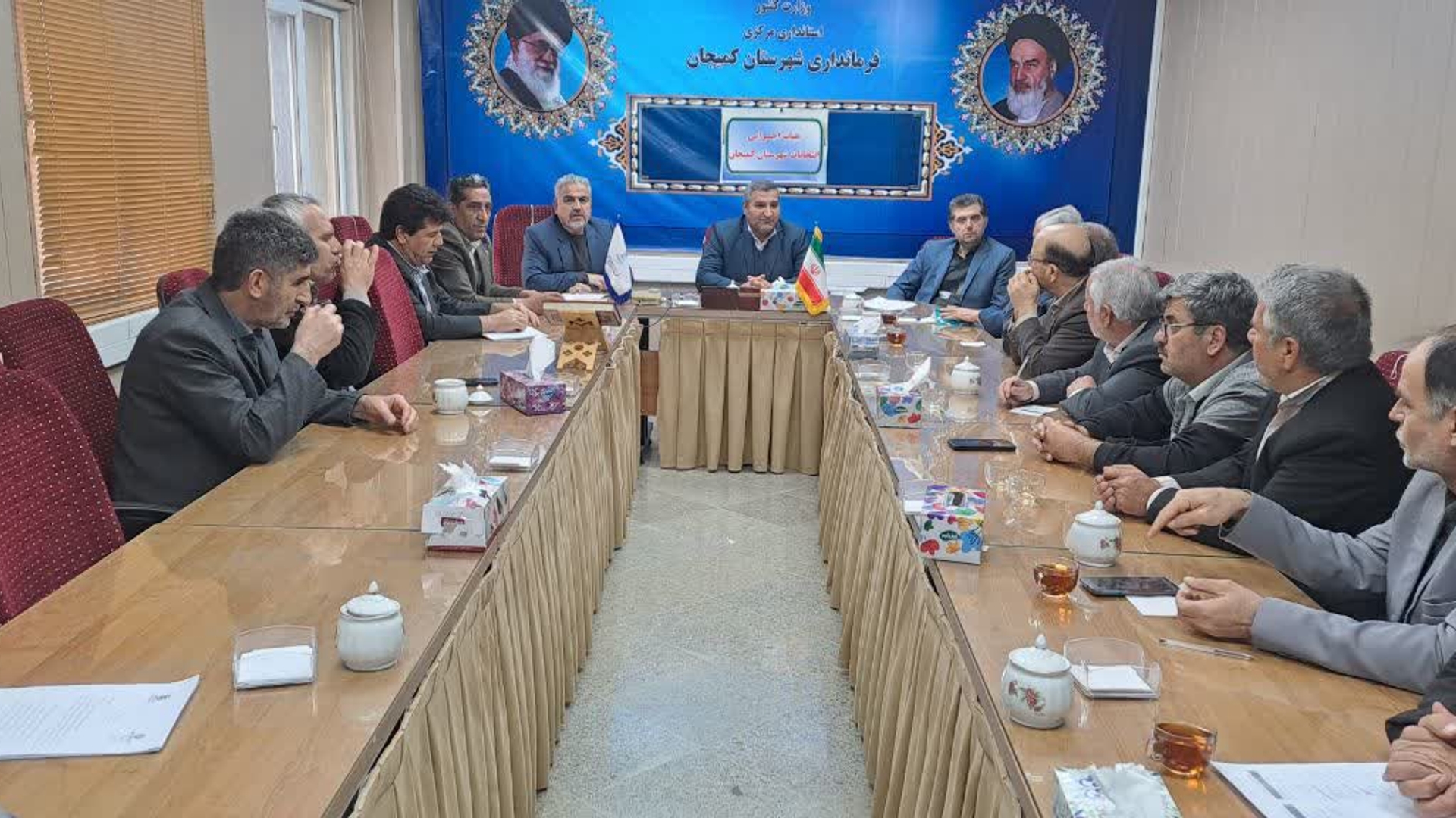 🔻برگزاری جلسه هیئت اجرایی انتخابات شهرستان کمیجان