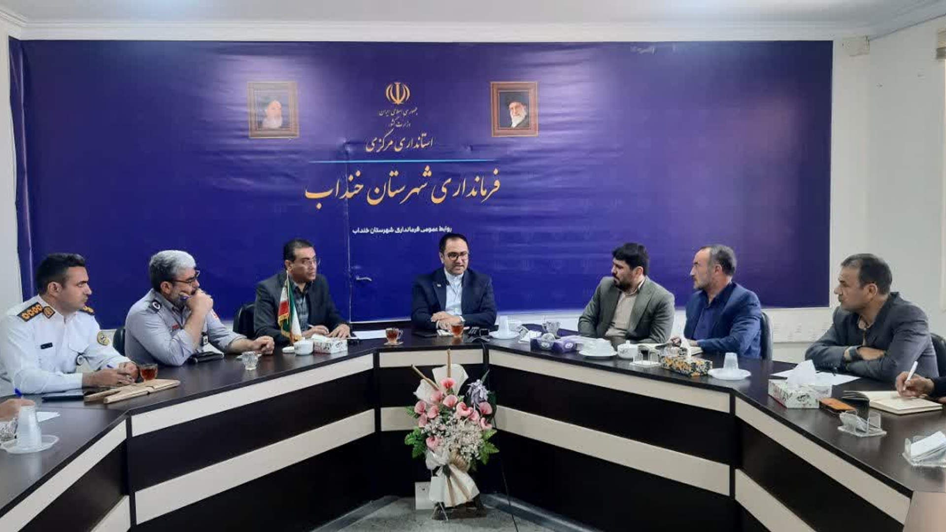برگزاری جلسه شورای ترافیک شهرستان خنداب به ریاست فرماندار