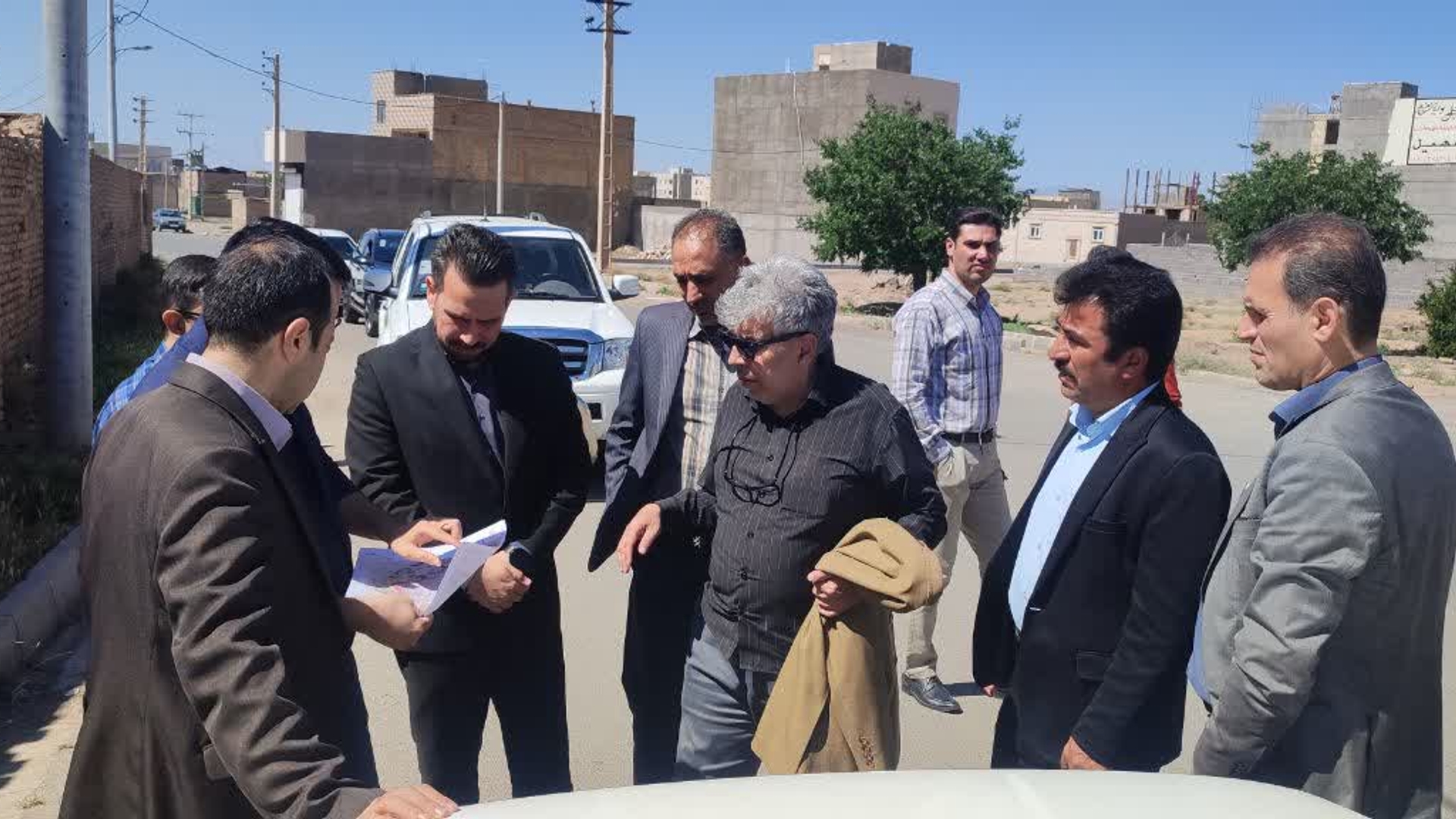 بازدید میدانی از سطح شهر زاویه برای بررسی بازنگری طرح جامع انجام شد