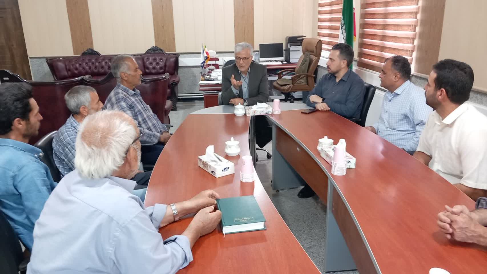بررسی مشکلات چاه آب کشاورزی روستای موسی‌آباد در نشست تخصصی بخش زاویه