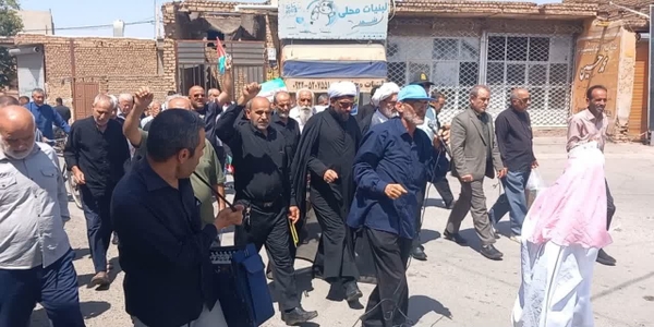 برگزاری راهپیمایی "جمعه‌های خشم و نصر" در شهر پرندک