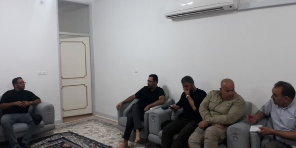 در بدو ورود به شهر مرزی مهران ، دیدار مدیر کل پدافند غیرعامل و مسئول ستاد اربعین استان در شهر مهران با نمایندگان شهرداری اراک