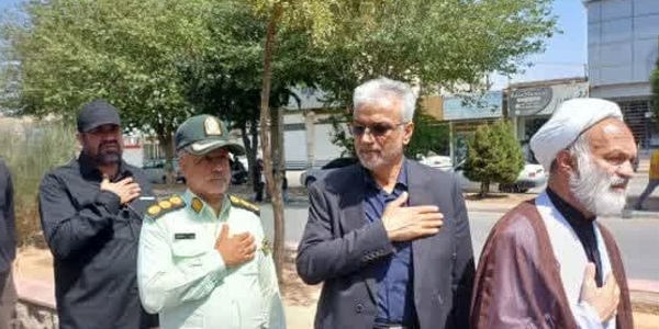 مراسم عزاداری جاماندگان پیاده‌روی اربعین حسینی در شهر مامونیه برگزار شد