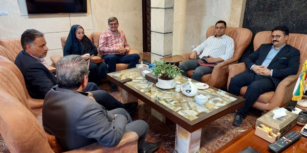 دیدار رییس سازمان نظام مهندسی کشاورزی و منابع طبیعی استان مرکزی با فرماندار شهرستان محلات