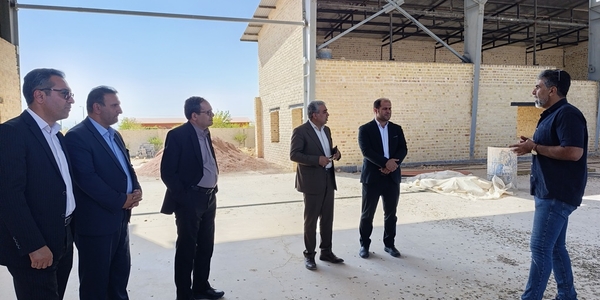 فرماندار و مدیر کل صمت استان از تعداد یک واحد صنعتی در حال ساخت در شهرک صنعتی شهید سعیدی شهابیه بازدید کردند
