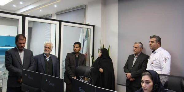 بازدید مدیرکل امور اجتماعی و فرهنگی از مرکز فوریت‌های پزشکی استان.