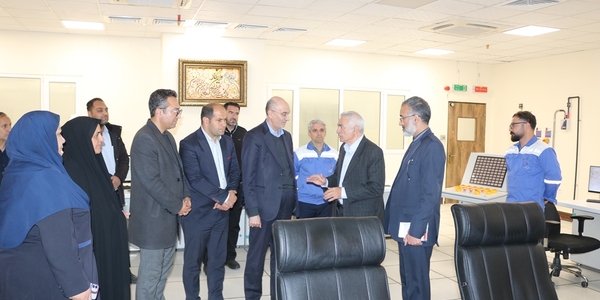 سرپرست معاونت هماهنگی امور اقتصادی استانداری از شرکت پتروشیمی ( دی آریا پلیمر ) خمین بازدید کرد