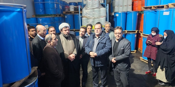 بازدید معاون وزیر جهاد کشاورزی از سردخانه اترس ساوه
